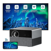 Hotack L006 Full HD 1080P Home cinéma vidéo 4K projecteur intelligent Android 11 WiFi 6 LCD bureau Proyector