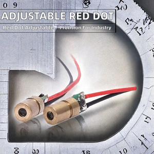 ใหม่ปรับได้ รุ่น Red Dot Beam 405nm 5mW ระดับอุตสาหกรรม 3-5V โมดูลเลเซอร์สปอต - Product Image 2