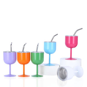 2024 Offre Spéciale <span class=keywords><strong>EMerit</strong></span> fournisseur 4oz 120ml Mini tasse à vin Portable en acier inoxydable tasse à boire en métal gobelet à tige verre à vin rouge - Product Image 2