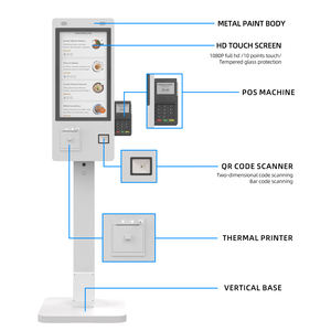 21,5-Zoll-Boden stehend/Wand montage USB Android/Windows Selbstbedienung Food Order ing Restaurant Kapazitive <span class=keywords><strong>Touchscreen</strong></span>-Monitore - Product Image 3
