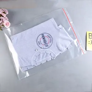 Transparent Small Jewelry Garment ShrinkDisposable Plastic Opp Bag For Clothes Packaging Gravure Printing Surface Handling