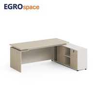 Muebles Profesionales EGROspace, Mesa de Director de Melamina, Elegante, Moderna, de Lujo, para Gerente de Oficina, Escritorio Ejecutivo