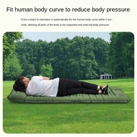 Matelas de couchage gonflable automatique portable TPU de haute qualité étanche avec logo personnalisé pour la randonnée