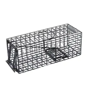 Large Heavy Duty Live Cage Trap Stainless Steel Live Animal Rat Mouse Trap Cage for Cat Rabbit