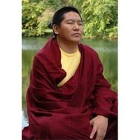 Karmakara PARIJAT HANDICRAFT 100% Châle de méditation en laine Bordeaux Rouge Moines tibétains Design Echarpe ethnique du Tibet Yoga