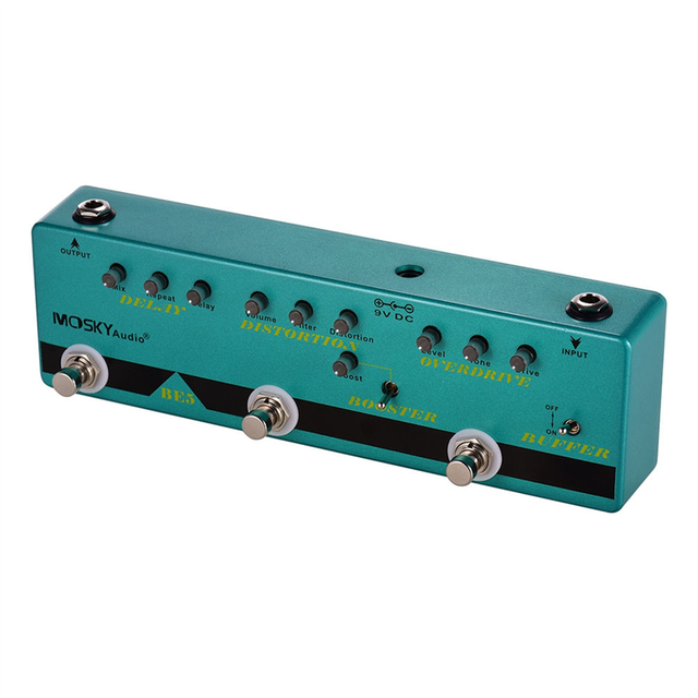 AZZ-Multi Effects Pedal Combined Guitar Effect with 5 Effects Pedal in 1 Unit (RD5)