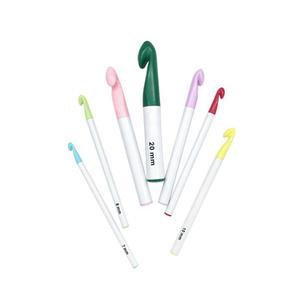 Wholesale Colorful Diy Handwork Knitting Needles Tools <b>Plastic</b> Crochet <b>Hook</b> Sets for Cake Yarn - Product Image 5