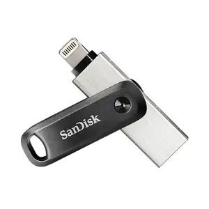 Sandisk u盘SDIX60N Otg连接器笔式驱动器Usb 3.0 Pendrive 32gb 64gb 128gb Mfi适用于苹果Ipod Ipad粉色蓝灰色