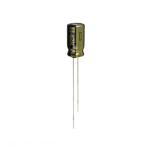 Manufacturer Channel 330 uF Through Hole CAP ALUM 330UF 20% 6.3V RADIAL EEU-FC0J331S <b>Capacitor</b> - Product Image 1