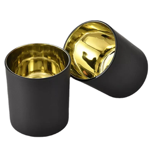 Porte-bougie personnalisable avec logo, <span class=keywords><strong>de</strong></span> haute qualité, <span class=keywords><strong>en</strong></span> verre plaqué or, blanc mat, écologique, durable, pour Noël et la maison - Product Image 6