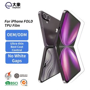 Protection d'écran en verre HD TPU anti-traces de doigts à couverture intégrale pour Fold, OEM, sans découpe, sans bords blancs, haute résistance à la pliage - Product Image 1