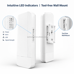 Pont sans fil extérieur 802.11AC 5,8 GHz Wi-Fi 5 867 Mbps avec antenne à gain élevé 8 dBi et double port RJ45 10/100 Mbps, portée jusqu'à 0,5 km - Product Image 3