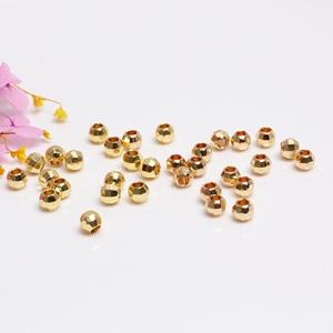 สเปเซอร์ชุบเงินแท้14K 18K ลูกปัดสีทอง - Product Image 6
