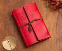 Nouveau carnet de notes rétro en spirale, carnet de voyage vintage en cuir PU avec ancres de pirate, papeterie remplaçable, cadeau pour voyageur, cadeau de fête