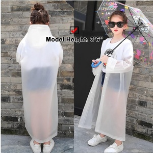 Ponchos de <span class=keywords><strong>Lluvia</strong></span> Reutilizables de EVA, Impermeables, Resistentes al Viento, Transpirables, Ecológicos y Ligeros <span class=keywords><strong>para</strong></span> Adultos, Niños y Niñas, <span class=keywords><strong>para</strong></span> Viajes y Senderismo - Product Image 4