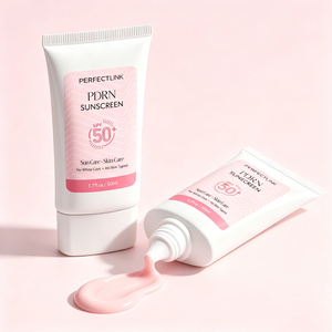 Crème solaire coréenne à l'ADN de saumon PDRN, marque privée, protection UV, éclat de la peau, éclaircissante, SPF 50, crème solaire tonifiante pour tous types de peau - Product Image 1