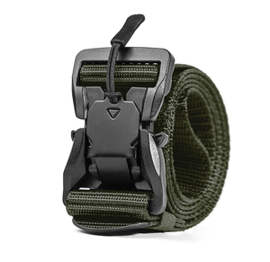 Cinturón Táctico Magnético de Aleación DFGB83 con Hebilla de Serpiente, Cinturón Casual para Hombre, Cinturón de Nylon de Moda para Mujer - Product Image 3