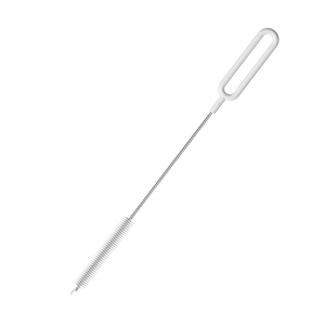 Sanga Reusable Eco-Friendly High Quality Stainless Steel & Nylon Scourer Long Drink Straw Cleaning <b>Brush</b> for Sippy Cups - Product Image 3