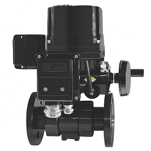 COVNA Urgent Order Smart Electric 2-Way Ball <b>Valve</b> with Rotary Float Actuator for UPVC Flanged Water Flow <b>Control</b> - Product Image 2