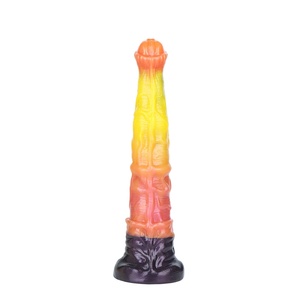 YOCY Huge Horse <b>Dildo</b> with Suction Cup Dual Layer Silicone <b>Dildo</b> Artificial Horse Penis Massage Wand Vagina Anal <b>Dildo</b> for Women - Product Image 5