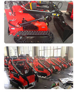 ถัง1cbm แบตเตอรี่ขับเคลื่อนรถตักดิน, 4WD หน้าสี่ล้อรถตักดินขนาดเล็กพร้อมจอยสติ๊กไฟฟ้า - Product Image 3