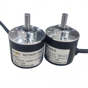 Incremental <strong>Rotary</strong> <strong>Encoder</strong> 3806-200BM-G5-24C AB 2-phase 200ppr <strong>encoder</strong>, with a diameter of 38mm and a shaft of 6mm - Product Image 2