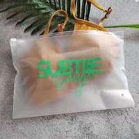 Creatrust Personnalisé Votre Propre Logo Pochettes Recyclées Vêtements Givrés Ziplock Expédition Vêtements Sac D'emballage Sacs En Plastique Zipper Poly