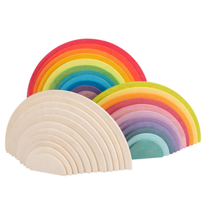 Jouets <span class=keywords><strong>en</strong></span> bois <span class=keywords><strong>arc</strong></span>-<span class=keywords><strong>en</strong></span>-<span class=keywords><strong>ciel</strong></span> pour enfants, blocs <span class=keywords><strong>de</strong></span> construction <span class=keywords><strong>en</strong></span> bois pour bébés, jouets éducatifs <span class=keywords><strong>en</strong></span> bois Grimm, <span class=keywords><strong>Grimms</strong></span> Polarlichter - Product Image 2