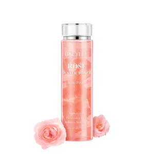 BREYLEE Natural Rose Water Toner Rose Petals Face Toner Essence Repair Smooth Watery Skin Free Shipping