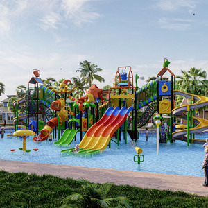 Équipement de jeux aquatiques d'extérieur à bon prix, parc aquatique pour enfants, toboggans aquatiques pour enfants - Product Image 6