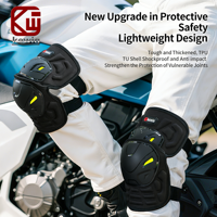 Ensemble de vêtements de protection pour moto KEWIG Premium, durable, pour motocross et cyclisme, avec protections pour les coudes et les genoux