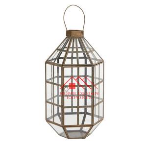 Lanterne à bougie décorative en laiton pour la maison hôtels et restaurants décor nouveauté bougie moderne lanterne t-light - Product Image 1