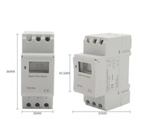 Saklar Timer dapat diprogram elektrik Digital LCD THC15A, kontrol otomatis mingguan 24 jam arus maksimal 16A tegangan maks 220V