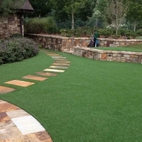 Rouleau de tapis de pelouse d'herbe artificielle de long paysage naturel le plus vendu chinois