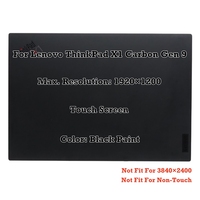 Écran de remplacement pour ordinateur portable Lenovo Yoga X1 7e génération WUXGA LCD, assemblage d'écran tactile anti-reflet, pièces d'ordinateur, écran complet