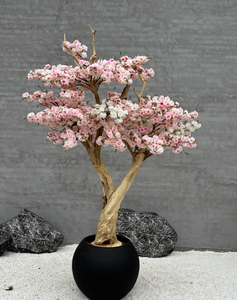 Offre Spéciale personnalisé intérieur maison artificielle fleur de cerisier haute qualité rose blanc plastique bois populaire sur <span class=keywords><strong>TikTok</strong></span> et YouTube - Product Image 3