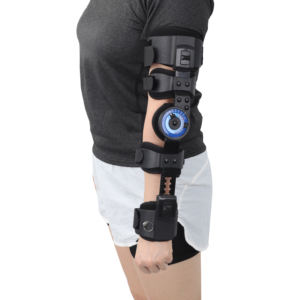 Attelle de coude réglable pour la rééducation postopératoire avec support de protection, orthèse de coude - Product Image 3