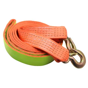 Tighten cargo straps with trailers Trucks with fluorescent straps Car universal emergency tow ropes Tow ropes Binding tension Ra