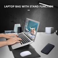 Support de tablette en cuir pour ordinateur portable 11 12 13 14 15 16 pouces Sac Tapis de souris de jeu Sac pour ordinateur portable multifonction universel