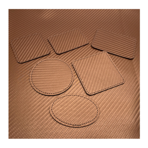 12X24 Fibra de carbono 1,78 Hojas de cuero de imitación cortadas con láser para grabado láser con respaldo gris - Product Image 4