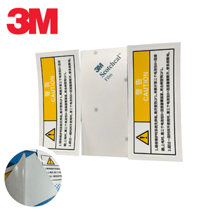 3M 180C Custom Warning Adhesive Stickers <b>Waterproof</b> Paper Labels with Acrylic Adhesive for Equipment Caution Signs - Product Image 2