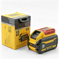 Batterie Li-ion LiFePO4 Flex Volt 21700 9Ah 20V/60V DCB609 avec indicateur LED pour outils électriques, charge rapide