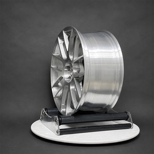 Maßgefertigte Silberne 10-Speichen Geschmiedete Felgen 17-24 Zoll 5x112 5x114.3 5x120 Räder für Volkswagen Passat Skoda <span class=keywords><strong>Octavia</strong></span> SEAT Leon - Product Image 3