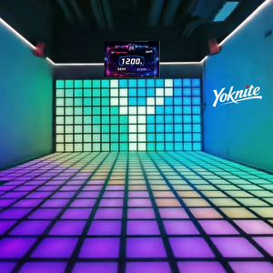 Hot Activate <span class=keywords><strong>Game</strong></span> : Jeu interactif de danse au sol avec lumières LED pour salle de jeux, thème '<span class=keywords><strong>Le</strong></span> sol est du lave', pour team building et <span class=keywords><strong>escape</strong></span>, en version Super Mega Grid Arena - Product Image 4