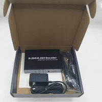 Mini Codificador de Video HD con Salida en Bucle, Codificador de Transmisión IPTV HEVC H265 H264 HD, Video IP RTMPS HLS para Facebook y YouTube