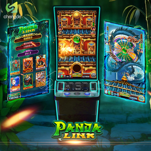 Máquina de juego vertical lista para enviar, con gabinete LED, juego de habilidad Panda Link para sala de juegos. - Product Image 1