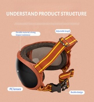 USMILEPET 2025 Fashion Horse Racing Pet Glasses UV Windproof Spot Sports Pet Riding Goggles Accessories for Horse Equipment