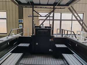 Bote <span class=keywords><strong>de</strong></span> aluminio Gospel <span class=keywords><strong>de</strong></span> 9 m (30 pies) con cabina, pontón Easy Craft, motor <span class=keywords><strong>de</strong></span> gasolina para <span class=keywords><strong>pesca</strong></span>, en venta - Product Image 6