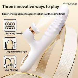 Vibrateur Masturbateur Féminin Airis avec Chauffage Intelligent et Billes Rotatives à 360°, Vibrations Puissantes - Product Image 4