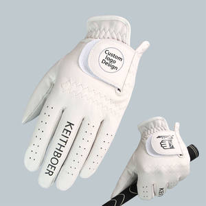 Sarung Tangan Golf Olahraga Pria Full Finger Laris Manis, Kulit Cabretta Anti-Selip Custom, Penutup Hook & Loop, Grosir - Product Image 1